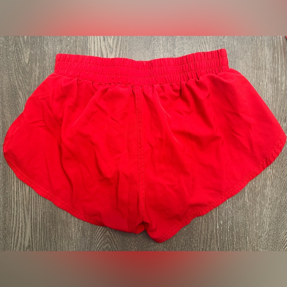 ALTARD STATE AS CHERRY RED ATHLETIC SHORTS - Size Small SKU:164 - Picture 3 of 3